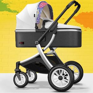 Poussette 3-en-1 de luxe pliable pour nouveau-né, siège auto et landau, offre spéciale - Product Image 2