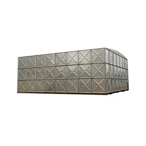 Hot Pressed Steel Sectional Water Tank Galvanized Steel Moulded Panels Water Storage Tank