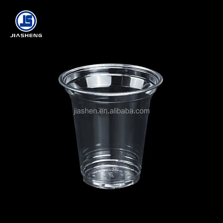ढक्कन के साथ प्लास्टिक कप पर्यावरण के अनुकूल स्पष्ट पीपी प्लास्टिक कप रस बोबा कॉफी दूध चाय कप