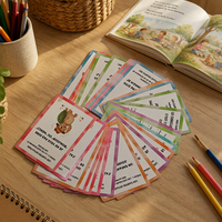Cartes flash d'affirmation personnalisées, impression couleur, cartes flash éducatives avec illustrations personnalisées pour cadeau