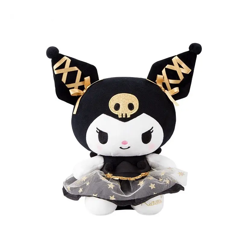 Hejin boneka baru terlaris 2024 boneka kucing Kuromi Melody kt mainan mewah lembut lucu pernikahan ulang tahun boneka Hari Valentine