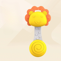 Nouveau style bébé hochet de dentition à mâcher et éducatif balle à saisir à la main bébé apaisant jouet d'éducation précoce