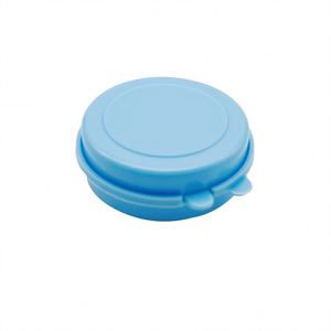 Organisateur de pilules hebdomadaire rond avec 1 compartiment, boîte à pilules en plastique - Product Image 1