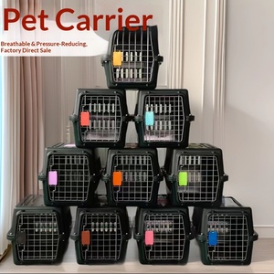 Sac de <span class=keywords><strong>transport</strong></span> pour animaux de compagnie, cage pour <span class=keywords><strong>chat</strong></span> et chien, portable, <span class=keywords><strong>transport</strong></span> d'animaux de compagnie, matériau PP, résistant à la compression, ventilé, valise à roulettes pour <span class=keywords><strong>avion</strong></span> - Product Image 5
