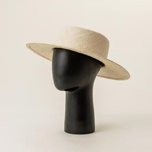 Sombrero <span class=keywords><strong>de</strong></span> playa <span class=keywords><strong>de</strong></span> <span class=keywords><strong>paja</strong></span> flexible para mujer, sombrero <span class=keywords><strong>de</strong></span> <span class=keywords><strong>paja</strong></span> flexible, protección solar para verano - Product Image 4