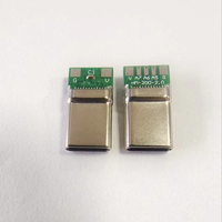 Conector USB Tipo-C 2.0 Macho con Placa PCB, Conector USB-C de 24 Pines para Soldar, para Cable de Datos y Cable de Carga DIY