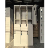 Armoire vestiaire robuste à 6 portes en acier pour vestiaire d'employés, salle de sport et lieu de travail – Achat en gros pour l'ingénierie