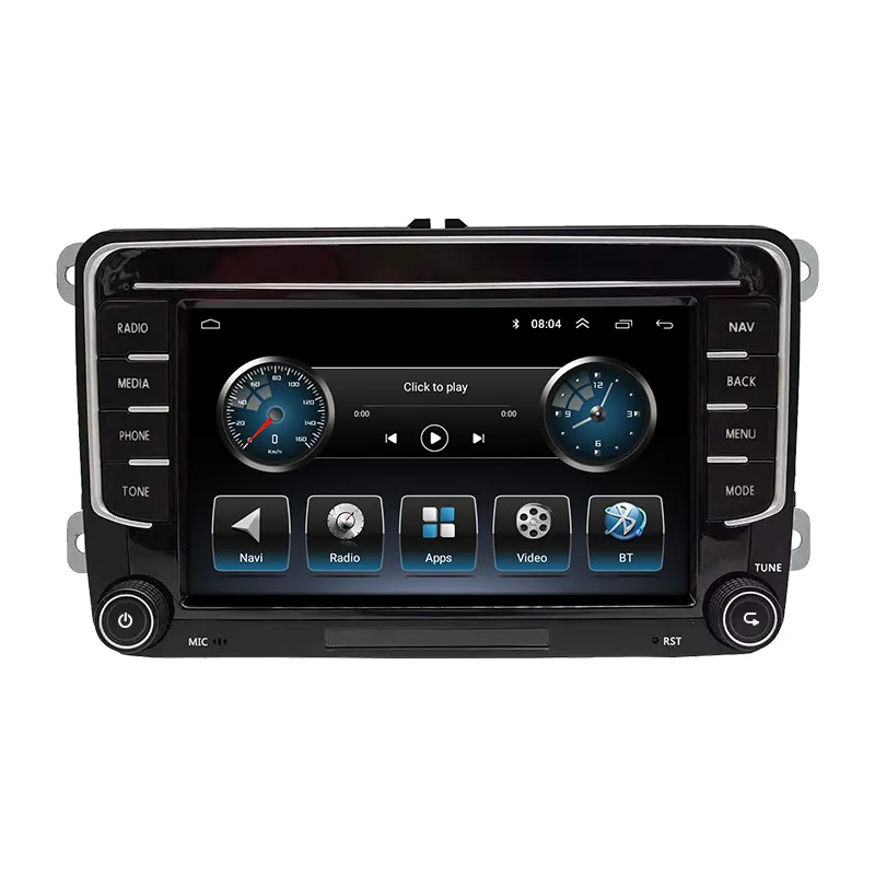 7031A Touchscreen GPS Stereo 7 Zoll Autoradio Android Navi für Volkswagen VW 1g 16g/2g 32g/4g 64g /6 g12 8g/8 g128g 2 double din