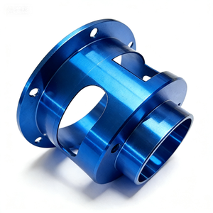 OEM/ODM CNC Anodized Aluminum Adapter Flange - Motorcycle/Industrial Bushing Bulk Supply - Product Image 1