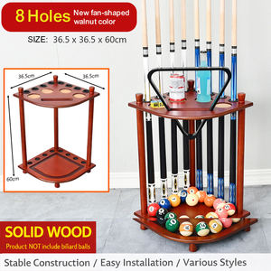 Nuevo Soporte de Piso para 8 Palos de Billar y Tenis de Mesa, Diseño en Forma de Abanico, Capacidad para 8 Palos, Multicolor, 36.5x36.5x60cm - Product Image 5