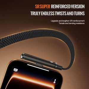 Hot Seller 240w Phone <b>Cable</b> PD Fast Charging Type C <b>Cables</b> with 360° Foldable Stand for Tablet Laptop Desktop Data <b>Cable</b> - Product Image 4