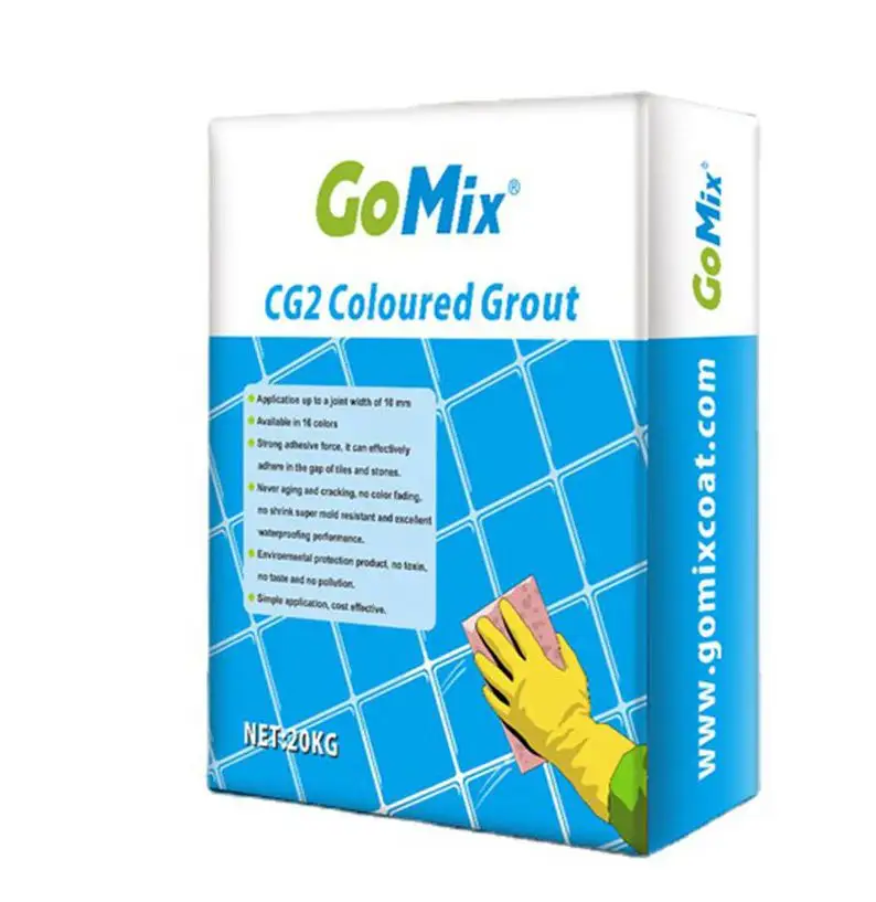 Water Repellent Colored Cement Filler CG2 Wall Grout for Tile Gap Filling