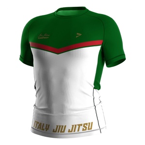 เสื้อรัดกล้ามเนื้อสำหรับศิลปะการต่อสู้อิตาลี ทนทาน ป้องกันการเสียดสี แห้งเร็ว แบบสี่เข็มหกเส้น เหมาะสำหรับ MMA โนกิ กราปลิง - Product Image 1