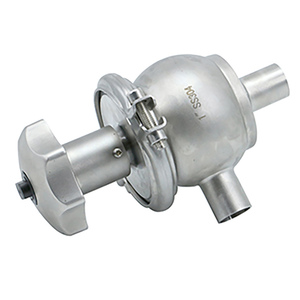 Válvula de control de flujo de soldadura <span class=keywords><strong>manual</strong></span> de buen precio para saneamiento SS304 de acero inoxidable de 1 pulgada de la industria del petróleo y el gas con calidad - Product Image 2