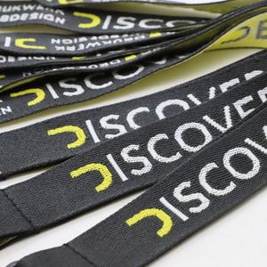 Custom Logo Thick Jacquard Lanyard Exhibition Event Gift ID Card <b>Holder</b> Lanyards Woven Keychain Lanyards - Product Image 3