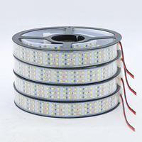 Bande LED multi-rangs DC12V 24V haute densité SMD, ruban flexible étanche en silicone pour éclairage commercial de meubles, vente en gros