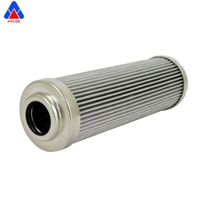 Filtre à huile hydraulique plié en fibre de verre HUAHANG, élément filtrant à pression alternatif DHD110H10B - Product Image 5