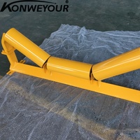 Rouleau de canal en acier au carbone thermolaqué standard CEMA pour roulisier d'usine sidérurgique