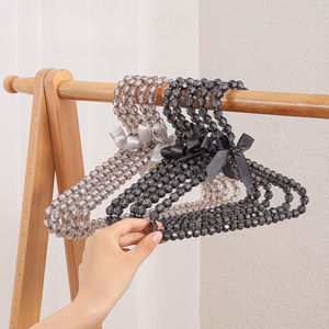 Custom Adult Plastic Pearl Beaded Bow Clothes Dress <strong>Coat</strong> <strong>Hanger</strong> Wedding for Kid <strong>Children</strong> Save-Space Storage Organizer Dry Rack - Product Image 3