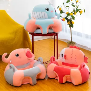 Siège de soutien pour bébé, canapé mignon pour bébé pour s'asseoir, sièges confortables en peluche pour bébé avec rembourrage