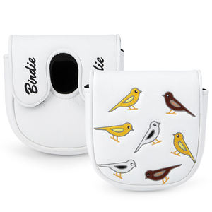OEM Custom Golf <b>Putter</b> Headcover Embroidery Logo Premium Golf Club <b>Cover</b> Pu Leather Golf <b>Putter</b> Headcover <b>Mallet</b> - Product Image 1
