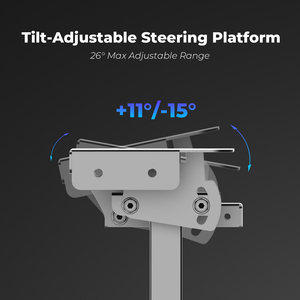 Support de volant de course - Support de volant de jeu réglable pour Logitech, Thrustmaster et <span class=keywords><strong>Fanatec</strong></span> Pliable, rangement facile - Product Image 5