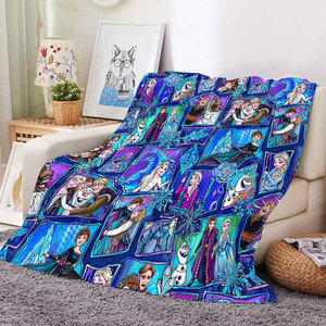 Pretty Fairy Tale <strong>Frozened</strong> Snow Princesses Soft Plush Throw Cartoon Toddler Baby <strong>Blanket</strong> Custom Print Flannel <strong>Blankets</strong> - Product Image 1