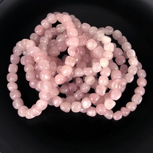 De alta calidad de cuarzo rosa natural, la piedra pulsera - Product Image 5