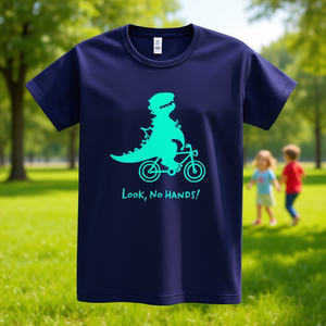 Autocollant de dessin animé Biczilla, motif dinosaure, design sans mains pour vélo - Product Image 3