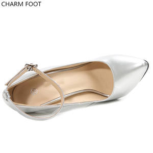 फैशन नुकीला बड़े आकार सेक्सी लड़कियों धातु कटार पहने उच्च ऊँची एड़ी के जूते - Product Image 5