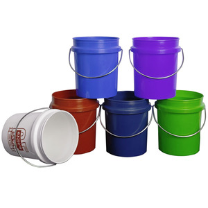 Seau rond en plastique PP <span class=keywords><strong>de</strong></span> 500 ml pour bonbons, recyclable, qualité alimentaire, avec poignée, emballage personnalisé, <span class=keywords><strong>peinture</strong></span>, jouet, rangement <span class=keywords><strong>de</strong></span> collations - Product Image 2