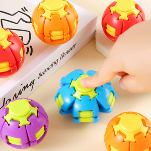 Balle Infinie Colorée Transformable, Jouet Anti-Stress Pliable, Puzzle Sensoriel de Bureau pour Enfants et Adultes - Product Image 1