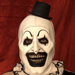 Máscara de Látex de Rostro Completo de Payaso Joker Terrifier Art para Cosplay, Utilería de Disfraz de Terror para Halloween y Accesorio para Fiestas de Carnaval - Product Image 3