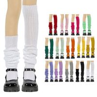 Chaussettes longues et amples de style japonais pour femmes, en tricot supplémentaire, respirantes, blanches, à bulles, pour l'automne, longueur mi-mollet