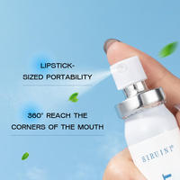 Spray buccal rafraîchissant à la menthe pour l'hygiène bucco-dentaire, désodorisant, anti-halitose, longue durée, format voyage portable, haleine fraîche