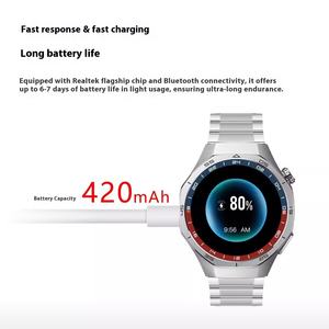 <span class=keywords><strong>Dispositivo</strong></span> Inteligente Portátil Genuino Personalizado para GT5Pro: Reloj Inteligente de Lujo de Acero Inoxidable con Asistente de Deporte y Salud - Product Image 5