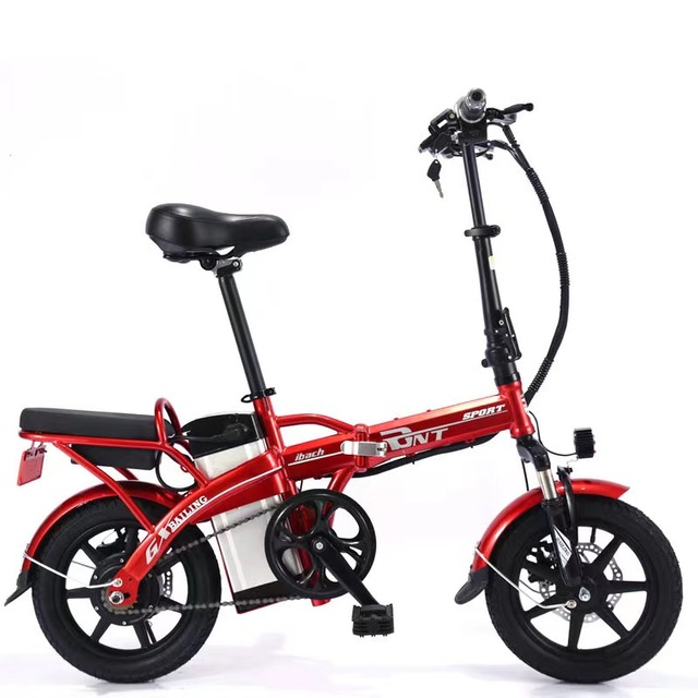 Customization 14inch Mini Cheap Electric Folding Bicycle 48V Battery Electric Bike Aluminum Alloy Velo Electrique