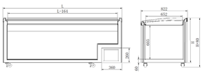 Congélateur commercial de supermarché grande capacité avec couvercle incurvé, vitre coulissante, éclairage LED et dégivrage automatique, réfrigérateur combiné en îlot - Product Image 6