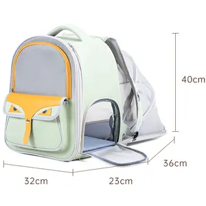 Wholesale Factory Portable Travel Pet Backpack For Small Dogs Bag And Pet Cats Travel Carrier Bag