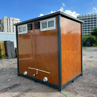 Unité de toilettes modulaire portable, conteneur WC, toilettes portables, toilettes extérieures, cabine de toilettes, unités de toilettes préfabriquées