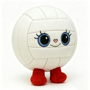 Peluche de voleibol personalizado, peluche de voleibol, lindo peluche de voleibol, muñeco de peluche de pelota deportiva - Product Image 2