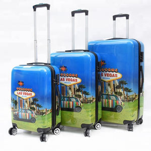 小型MOQ 3個セット20 "24" 28 "ABS PC荷物セット魅力的な画像デザイン - Product Image 4