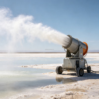 Canon à brouillard industriel pour l'évaporation de la saumure de lac de sel de lithium et l'équipement de traitement de la concentration de la saumure