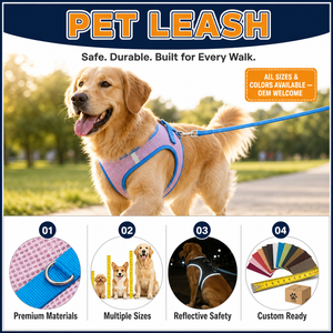Collier <span class=keywords><strong>LED</strong></span> rechargeable pour chien, laisse lumineuse USB pour chiens de taille moyenne à grande, en nylon solide rembourré, <span class=keywords><strong>ruban</strong></span> pour animaux de compagnie - Product Image 4
