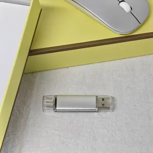 Boce Mouse nirkabel 3 dalam 1, set hadiah perusahaan Flash Drive USB nirkabel untuk wisuda & Hari Ayah