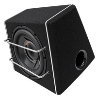 Caisse de subwoofer trapézoïdale passive pour camion, fourgonnette, SUV, voiture, 8/10/12 pouces, basses puissantes, subwoofer de voiture