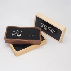 Рекламный подарок, деревянный СВЕТОДИОДНЫЙ Портативный твердотельный накопитель, USB 3,1 Type-C, внешний жесткий диск, портативный, светодиодная подсветка PSSD