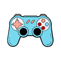 Épingles en métal rétro pour console de jeu en émail - Badge de contrôleur de jeu nostalgique pour vêtements, sac, décoration et cadeaux de collection pour joueurs