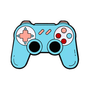 เข็มกลัดโลหะรูปเครื่องเล่นเกมย้อนยุคเคลือบเงา - เข็มกลัดรูปจอยเกมส์สุดคลาสสิกสำหรับตกแต่งเสื้อผ้า กระเป๋า และของสะสมสำหรับเกมเมอร์ - Product Image 6