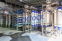 Guangzhou purificateur d'eau automatique UF 10M3 membrane filtre PVDF PVBF filtres avec cartouche ro traitement de l'eau 2000l/h meniral